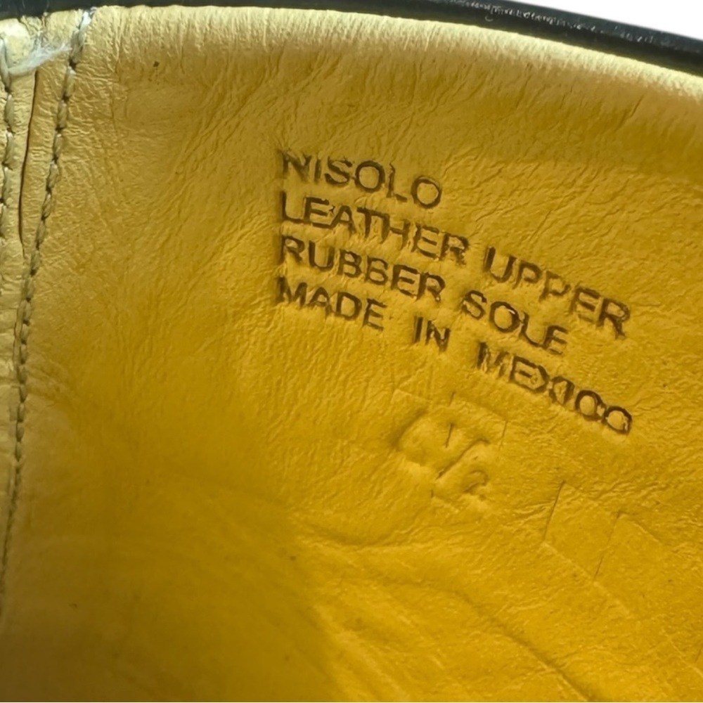 Nisolo Dari Black Leather Commuter Ankle Boots With Back Gold Zipper Size 6.5 - Picture 8 of 11